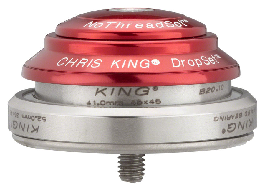 Chris King DropSet 3 Headset - 1-1/8 - 1.5" 41/52mm 36 Deg Red
