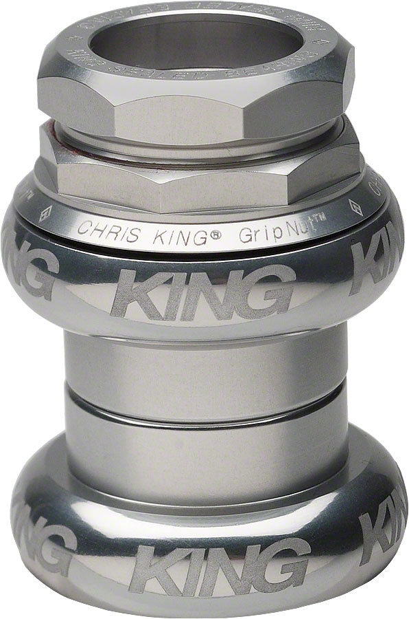 Chris King GripNut Headset - 1" Sotto Voce Silver