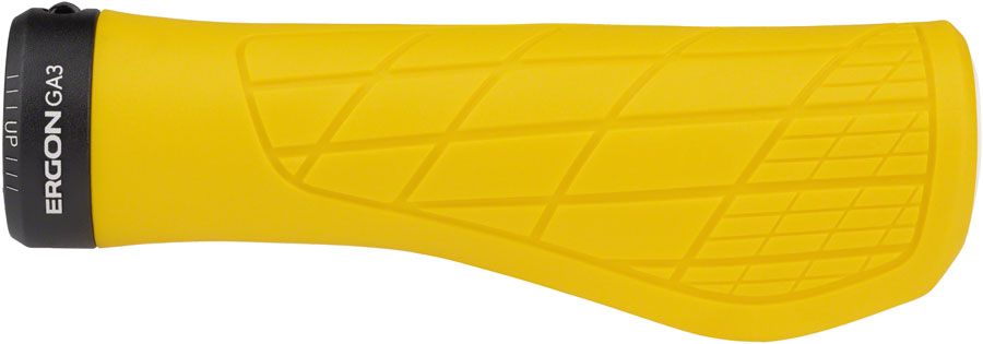 Ergon GA3 Grips - Yellow Mellow Lock-On Large