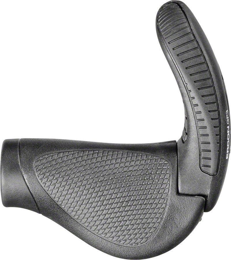 Ergon GP3 Grips - Lock-On Twistshift Small Black/Gray