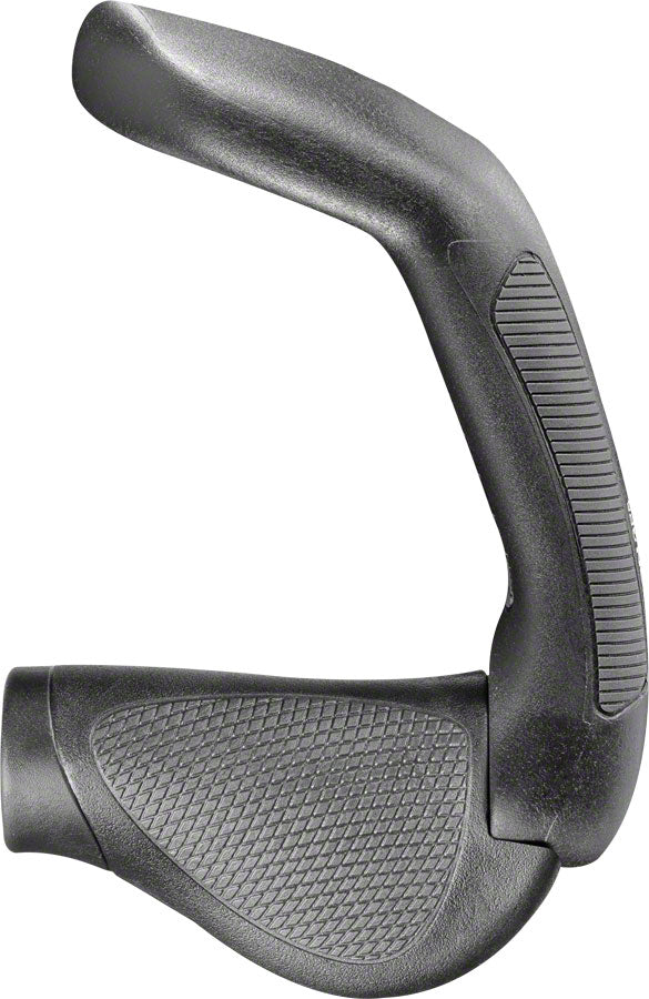Ergon GP5 Grips - Lock-On Twistshift Small Black/Gray