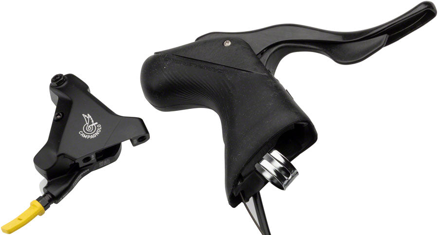 Campagnolo Record Ergopower Hydraulic Brake/Shift Lever Disc Caliper - Right/Rear 12-Speed 160mm Flat Mount Caliper BLK