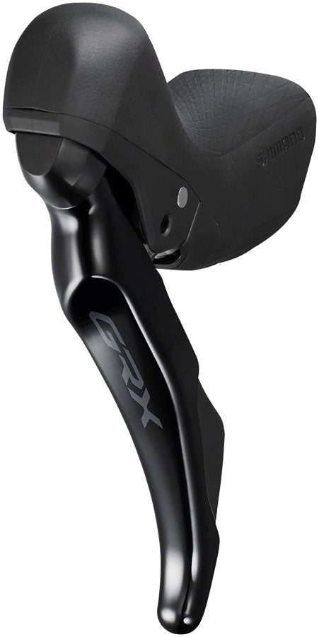 Shimano GRX ST-RX400/BR-RX400 Hydraulic Disc Brake Brake/Shift Lever - Left 2x10-Speed Flat Mount Finned Resin Pads BLK