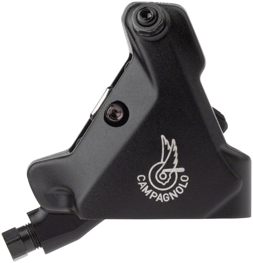 Campagnolo Super Record Ergopower EPS Hydraulic Brake/Shift Lever Disc Caliper - Right/Rear 12-Speed 140mm Flat Mount Caliper BLK