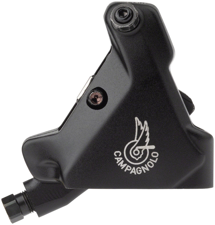Campagnolo Super Record Ergopower Hydraulic Brake/Shift Lever Disc Caliper - Right/Rear 12-Speed 140mm Flat Mount Caliper BLK