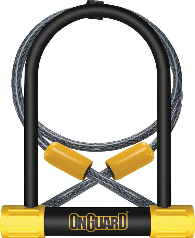 OnGuard BullDog Series U-Lock - 4.5 x 9" Keyed BLK Includes 4 cable bracket