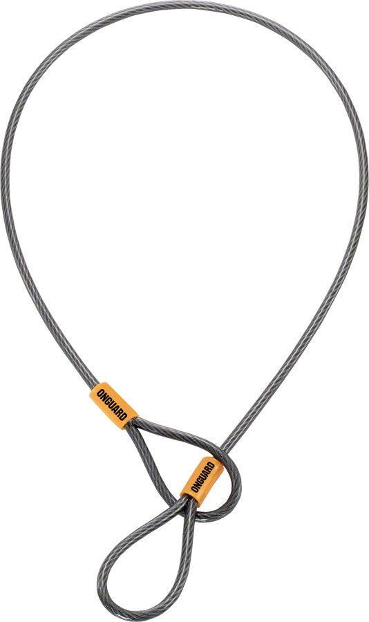OnGuard Akita Cable for Saddles: 21" x 5m Gray/Orange