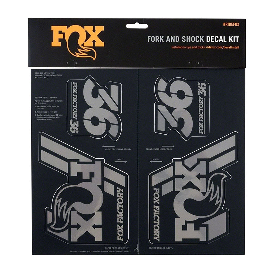 Fox Shox Heritage Decal Kit Stealth
