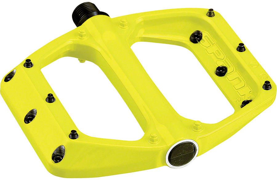 Spank Spoon DC Pedals - Platform Aluminum 9/16" Yellow