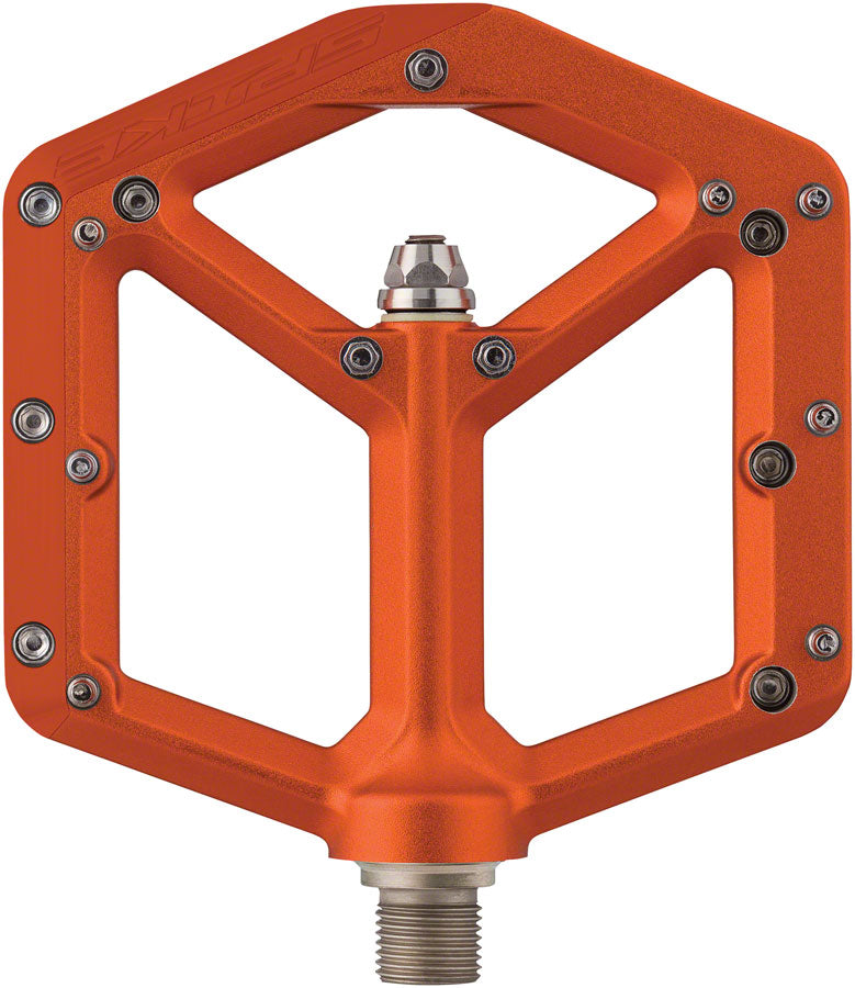 Spank Spike Pedals - Platform Aluminum 9/16" Orange
