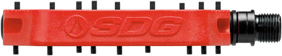 SDG Comp Pedals - Platform Composite 9/16" Red
