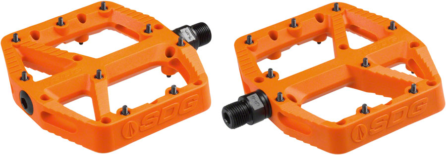 SDG Comp Pedals - Platform Composite 9/16" Orange