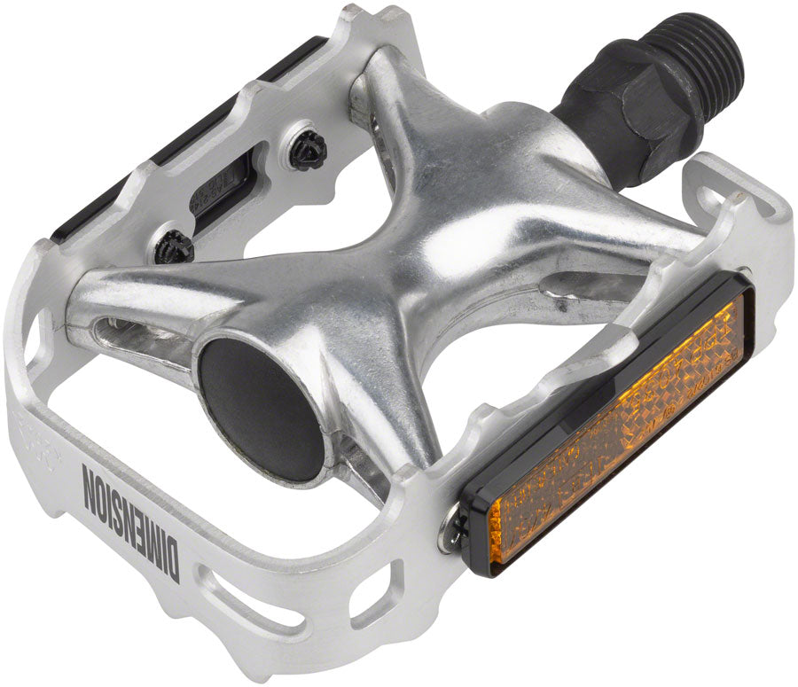 Dimension Mountain Compe Pedals - Platform Aluminum 9/16" Silver