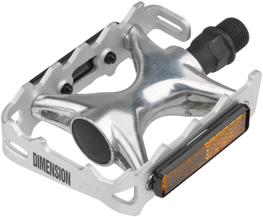Dimension Mountain Compe Pedals - Platform Aluminum 9/16" Silver
