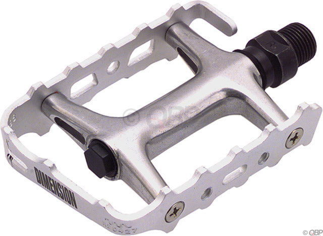 Dimension Mountain Pro Pedals - Platform Aluminum 9/16" Silver