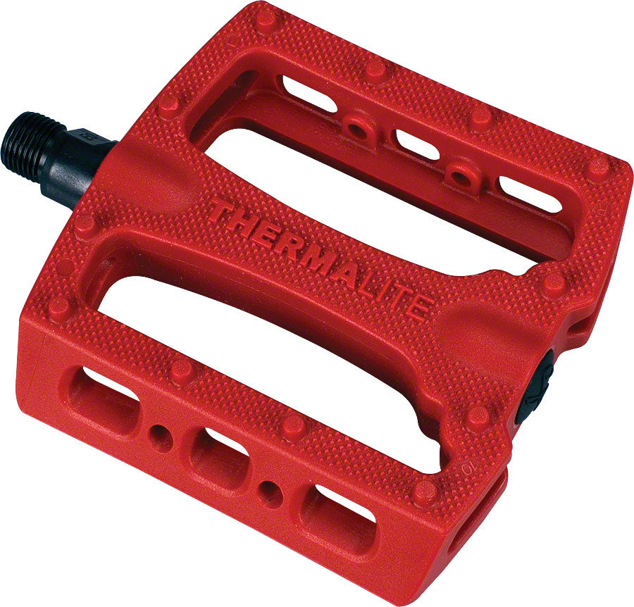 Stolen Thermalite Pedals - Platform Composite/Plastic 9/16" Red