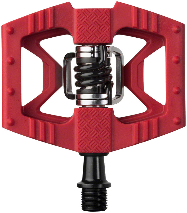 Crank Brothers Double Shot 1 Pedals - Dual Sided Clipless Platform Composite 9/16" Red