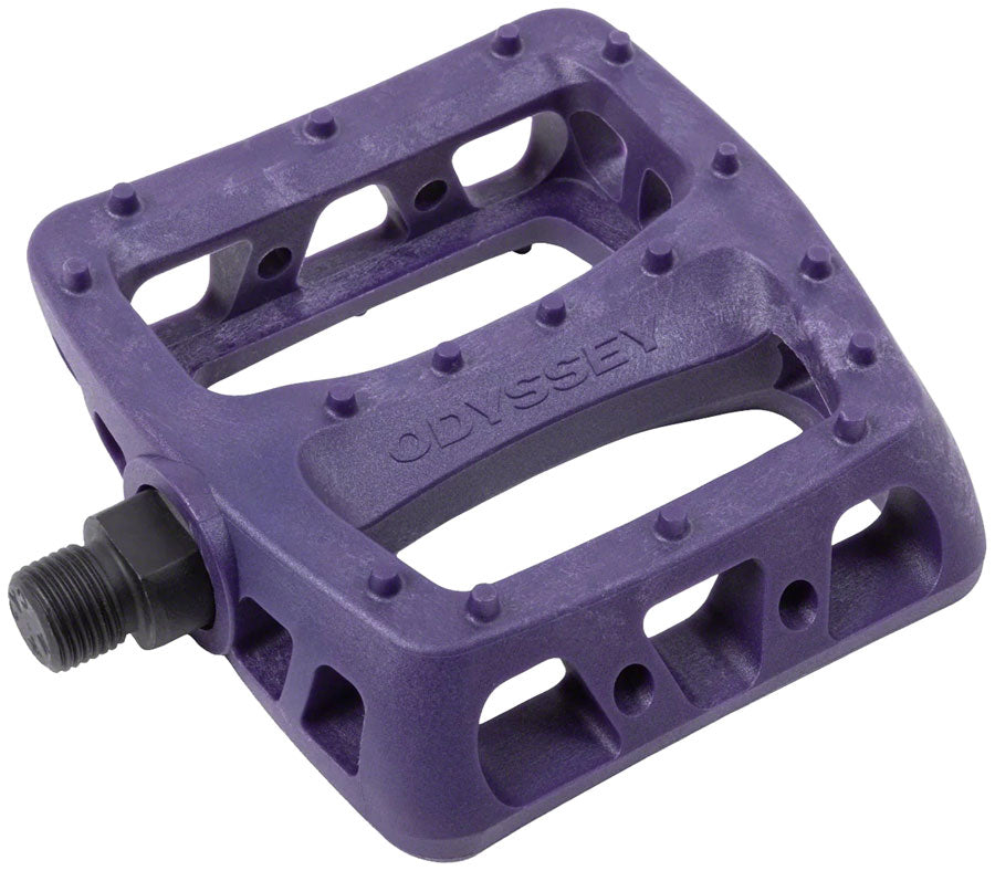 Odyssey Twisted PC Pedals - Platform Composite/Plastic 9/16" Midnight Purple