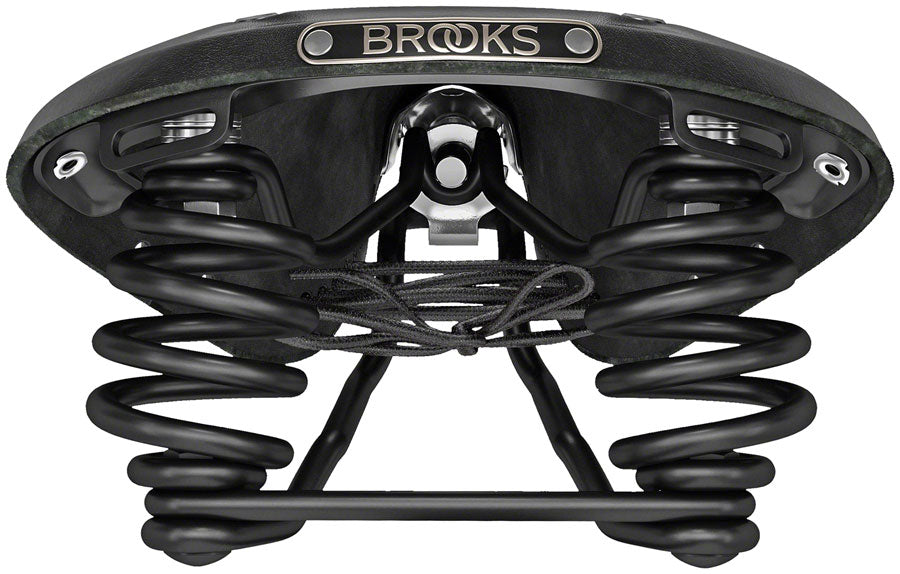 Brooks Flyer Saddle - Steel Carved Black