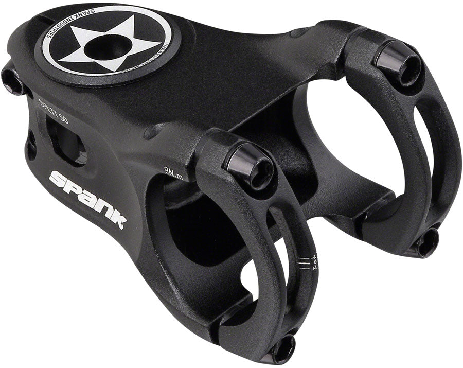 Spank SPLIT 35 Stem - 50mm 35mm Clamp 0 Degree 1-1/8" Black