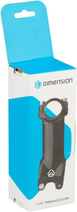 Dimension 25.4 Stem - 110mm 25.4 Clamp +/-7 1 1/8" Alloy Black