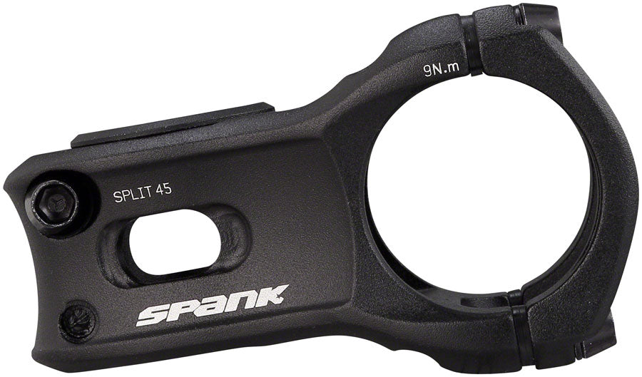 Spank Split 35 Stem - 45mm 35 Clamp +/-0 1 1/8" Aluminum Black