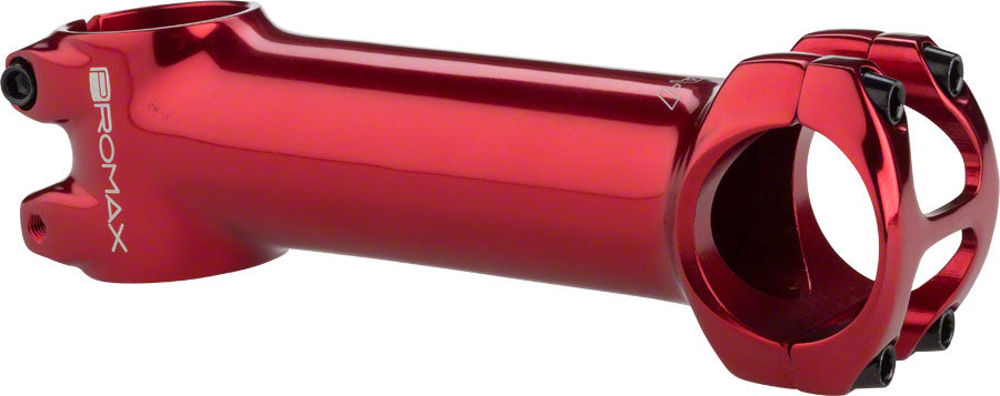 Promax DA-1 Stem - 120mm 31.8 Clamp +/-7 1 1/8" Aluminum Red