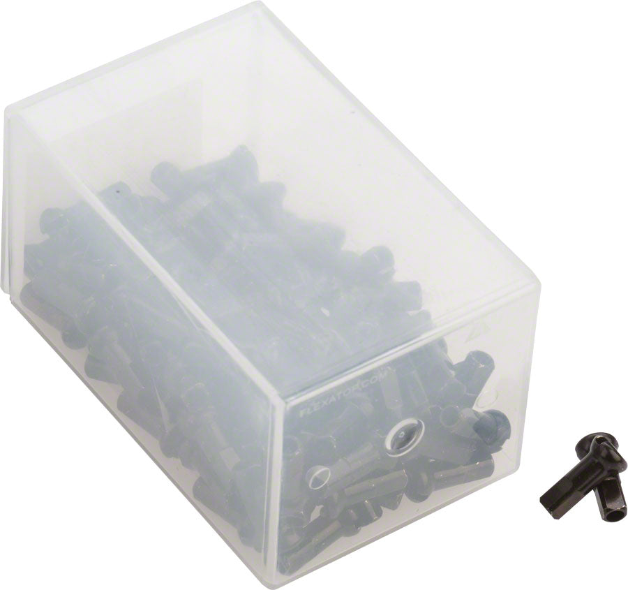 DT Swiss Pro Head Brass Nipples: 2.34 x 14mm Black Box of 100