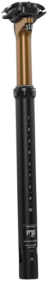 FOX Transfer SL Factory Dropper Seatpost - 27.2 50 mm Internal Routing Kashima Coat Upper