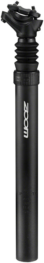 Zoom 15mm Offset Suspension Seatpost - 27.2 x 350mm Anodized Black