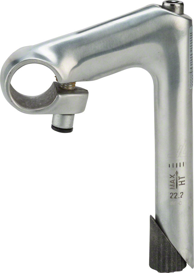 Zoom HE 1" Quill Stem - 80mm 25.4 Clamp -17 22.2-24tpi Quill Aluminum Silver