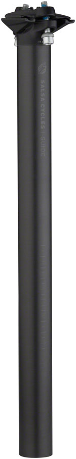 Salsa Guide Carbon Seatpost 31.6 x 400mm 0mm Offset Black