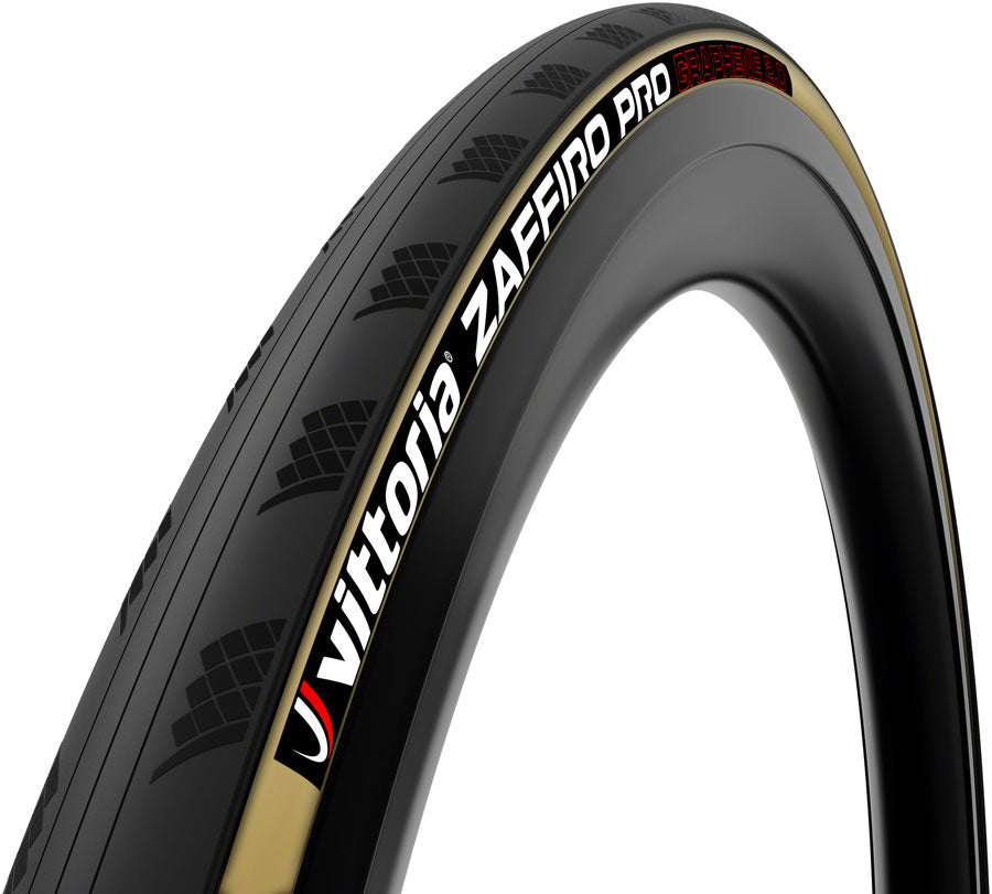 Vittoria Zaffiro Pro V Tire - 700 x 28 Clincher Folding Black/Tan 1C G2.0