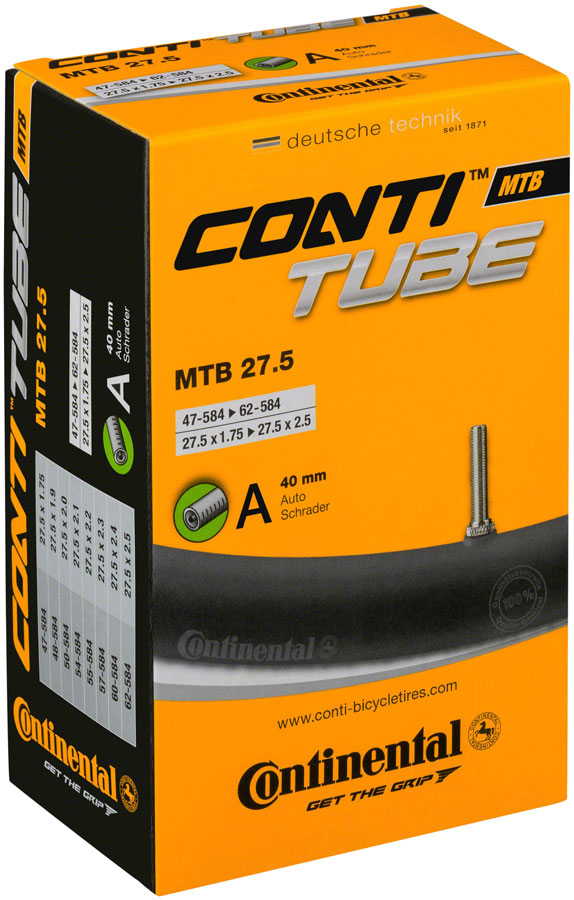 Continental Standard Tube - 27.5 x 1.75 - 2.5 40mm Schrader Valve