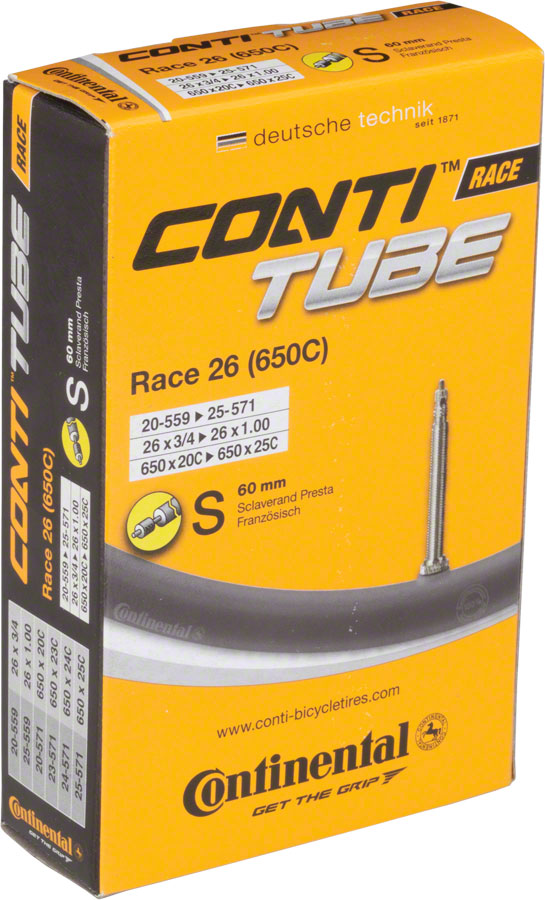 Continental Standard Tube - 26 / 650c x 20 - 25mm 60mm Presta Valve