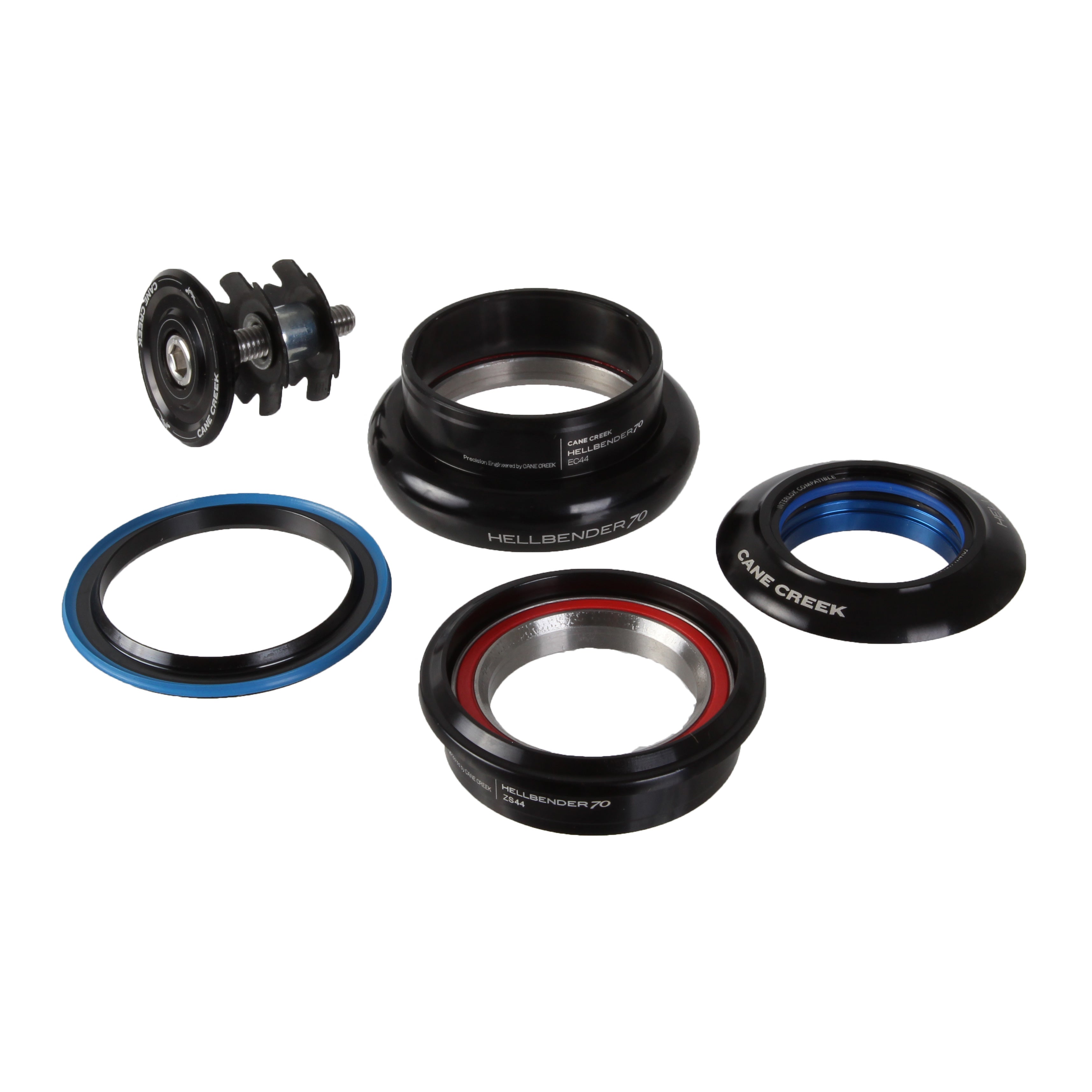 Cane Creek Hellbender 70 Headset ZS44/28.6 EC44/40 Black