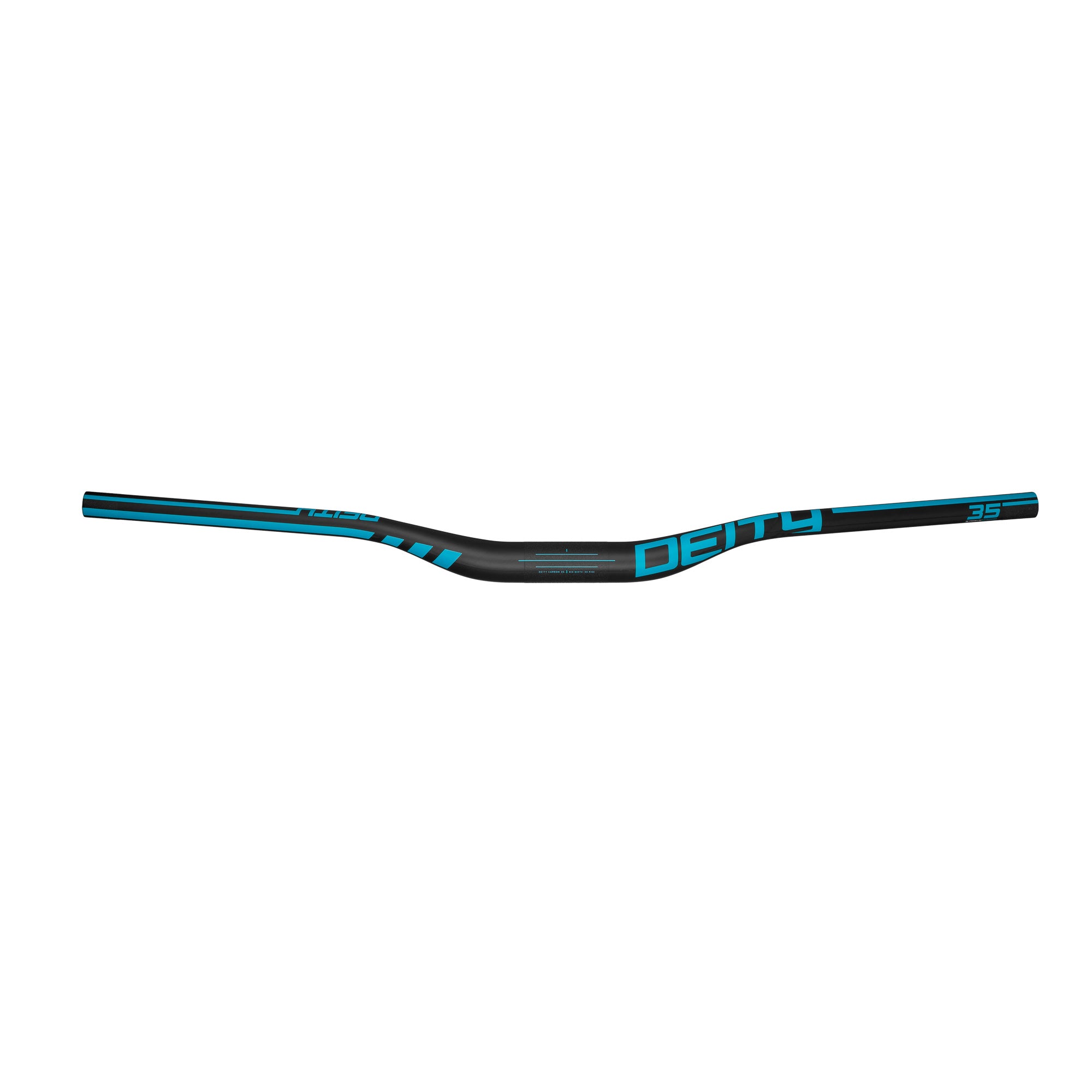Deity Speedway Carbon Riser Bar (35) 30mm/810 Turquoise