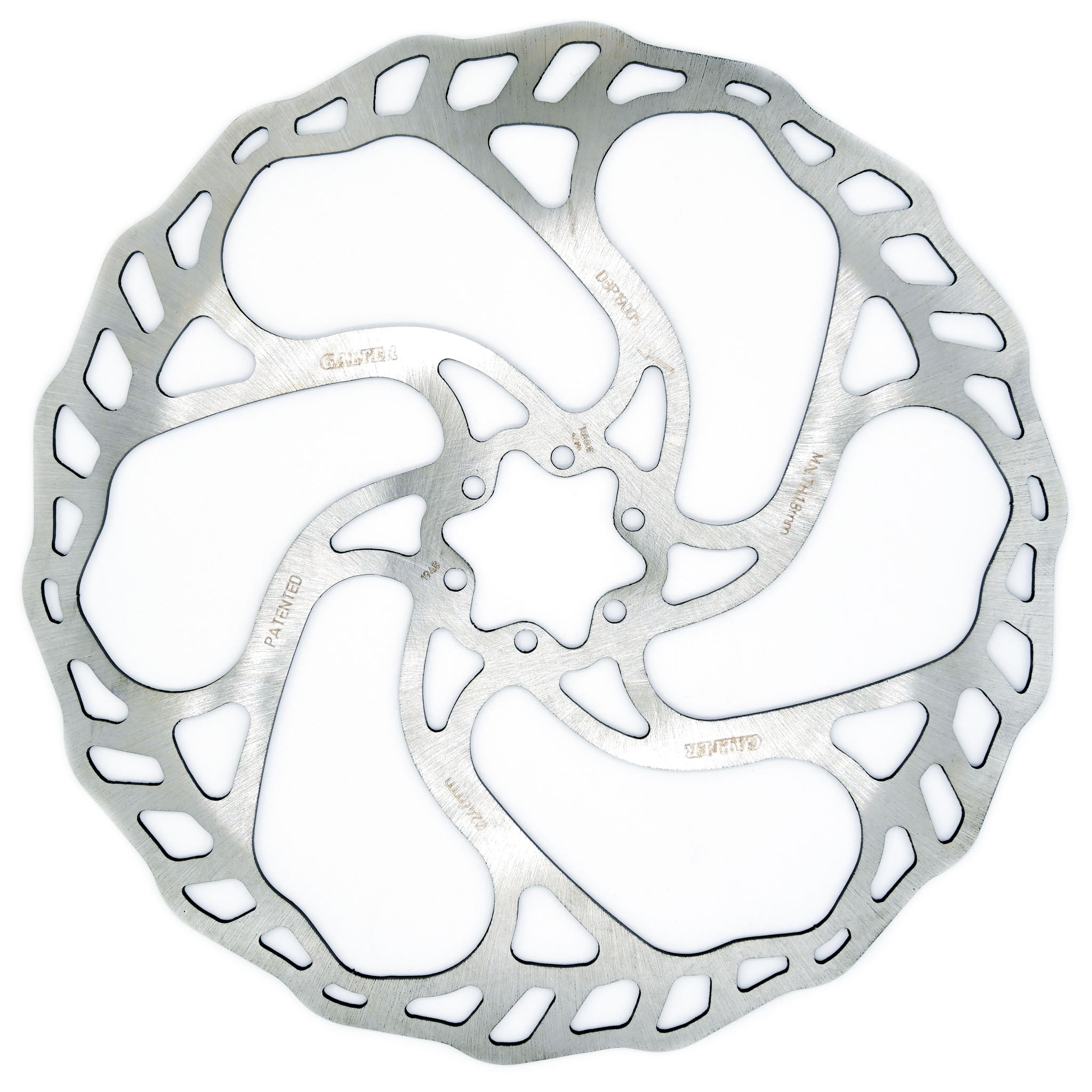 Galfer 246mm Rotor 6-Bolt 2.3mm Wave Silver