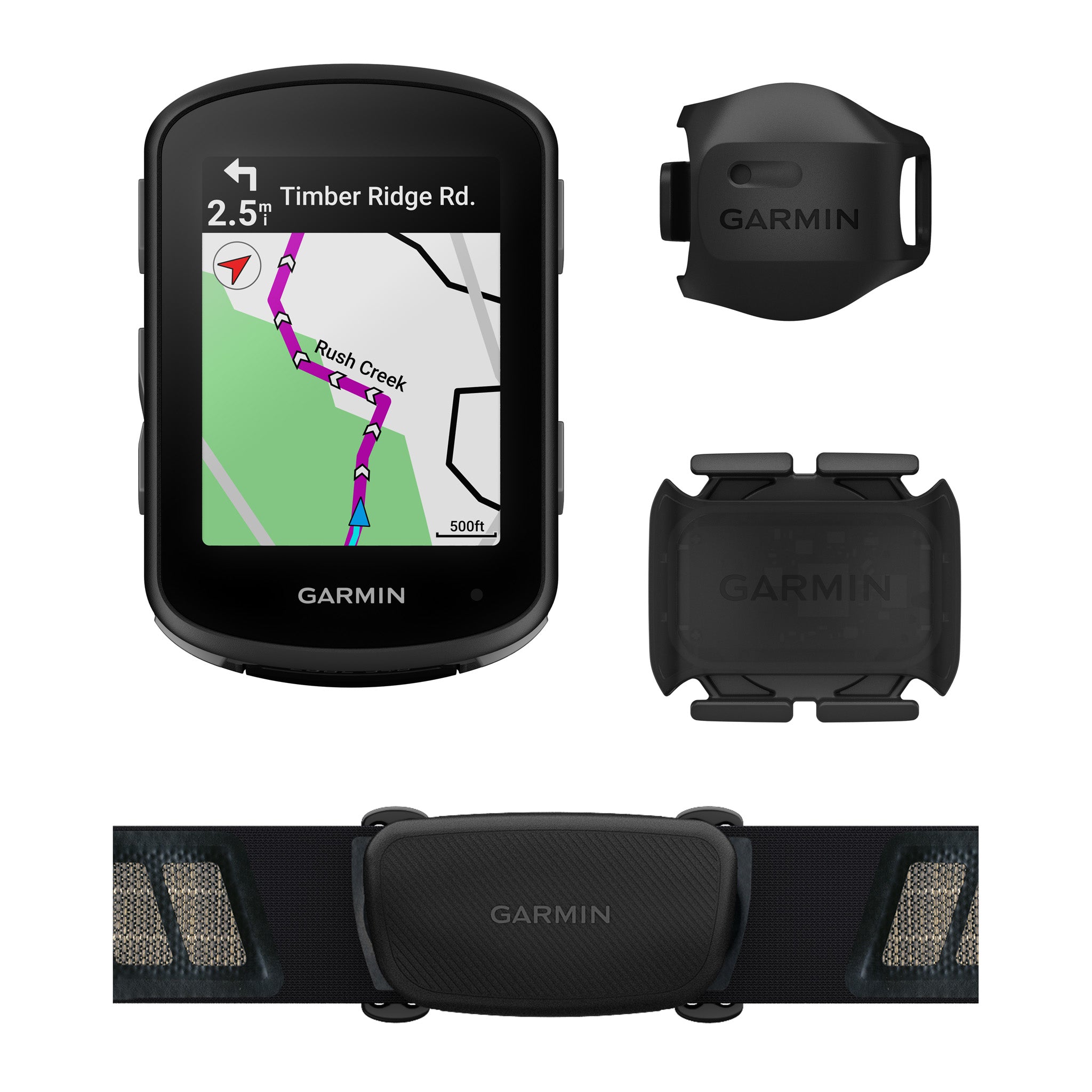 Garmin Edge 540 Bike Computer Bundle - GPS Wireless Black