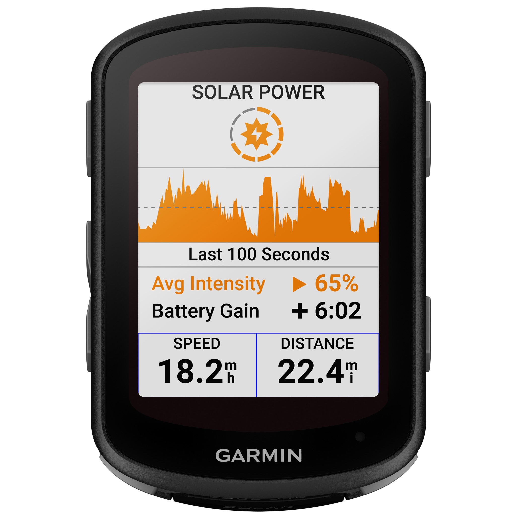 Garmin Edge 540 Solar Bike Computer - GPS Wireless Black