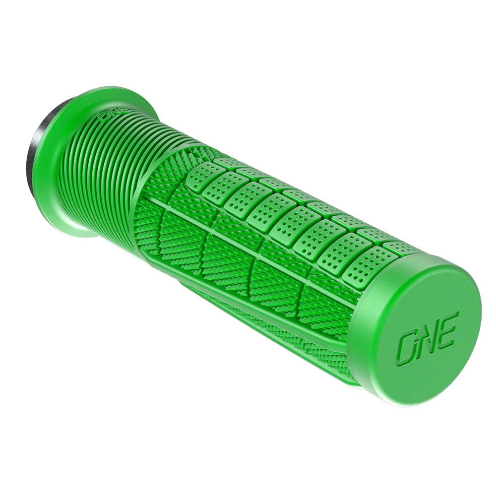 OneUp Components Thick Lock-On Grips Green