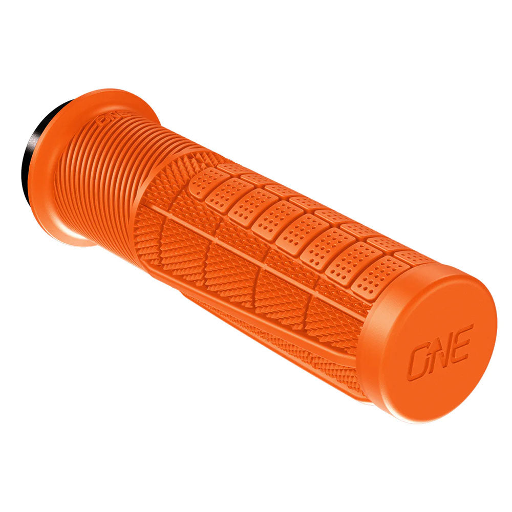 OneUp Components Thick Lock-On Grips Orange