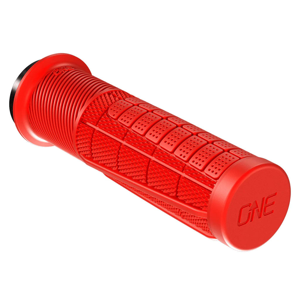 OneUp Components Thick Lock-On Grips Red