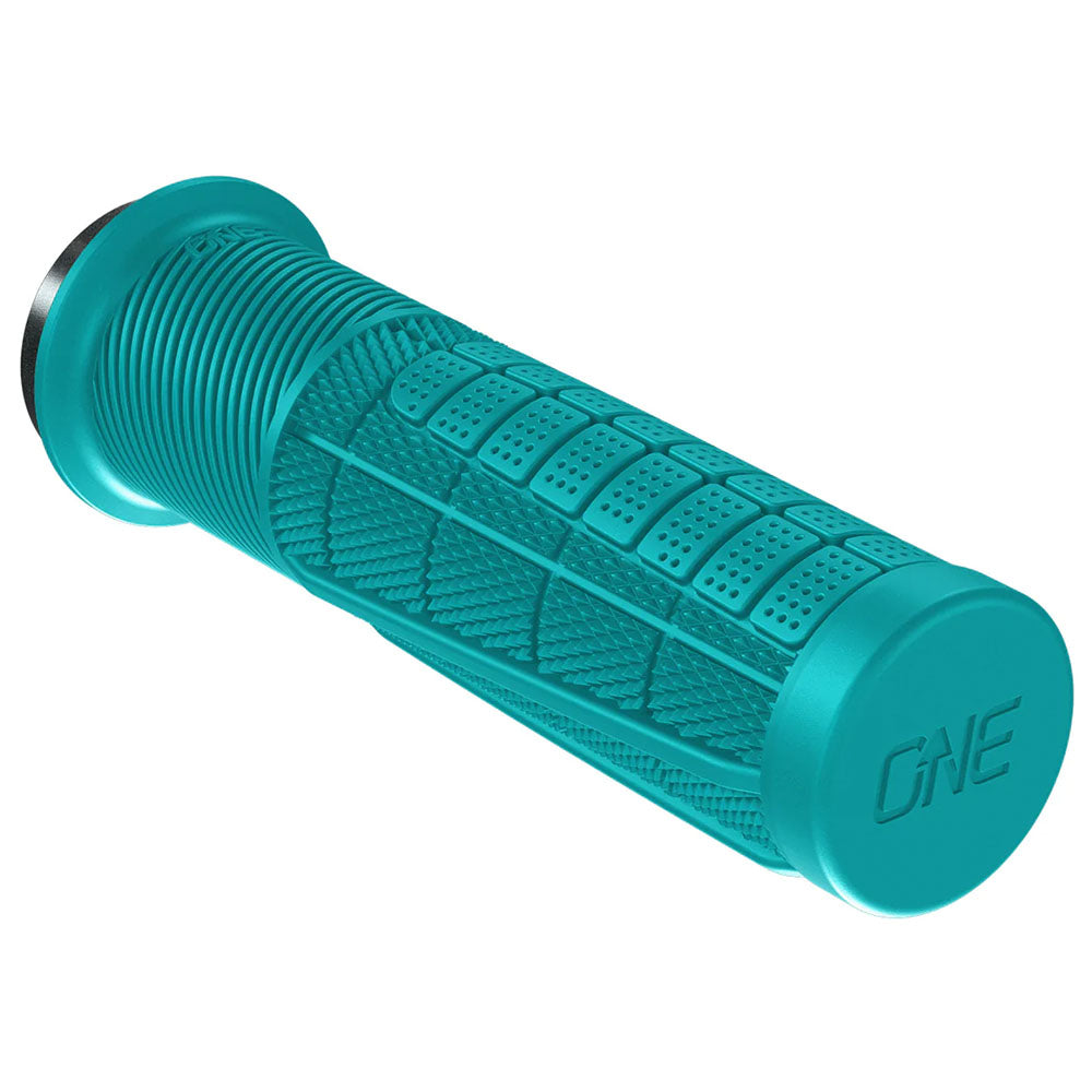 OneUp Components Thick Lock-On Grips Turquoise