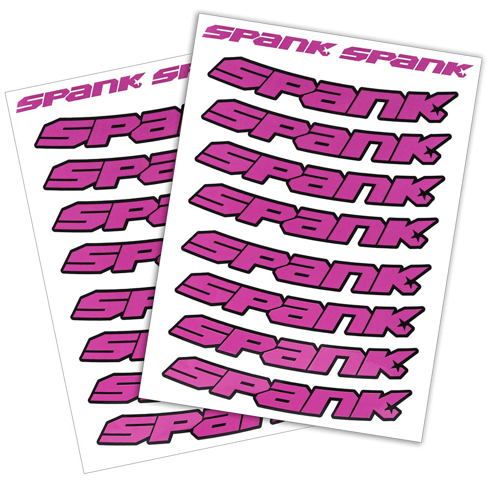 Spank Spank Rim Decals - Pink