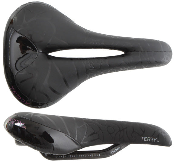 Terry Butterfly Carbon Saddle - Carbon Black Womens
