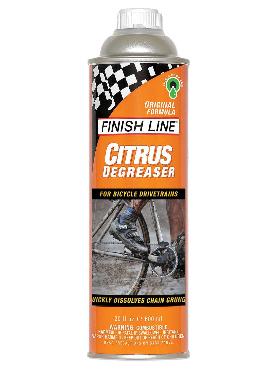 Finish Line Citrus Bike Degreaser 20oz Pour Can