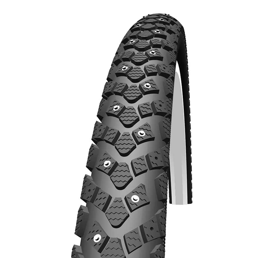 Schwalbe Winter Tire 26''x1.75 Wire Clincher Winter KevlarGuard Reflex 50TPI Black