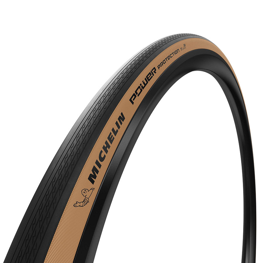 Michelin POWER PROTECTION Road Tire 700x28C Folding Tubeless Ready MAGI-X 3x120 Tanwall