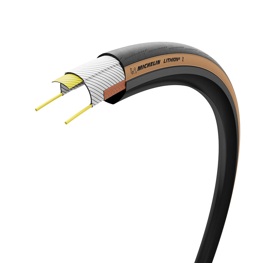 Michelin Lithion 4 Classic TS Road Tire 700x30C Folding Clincher MAGI-X Tanwall